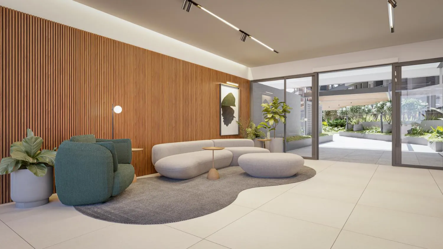 Hall do D/Vert Residence Club, Beira-Mar de São José