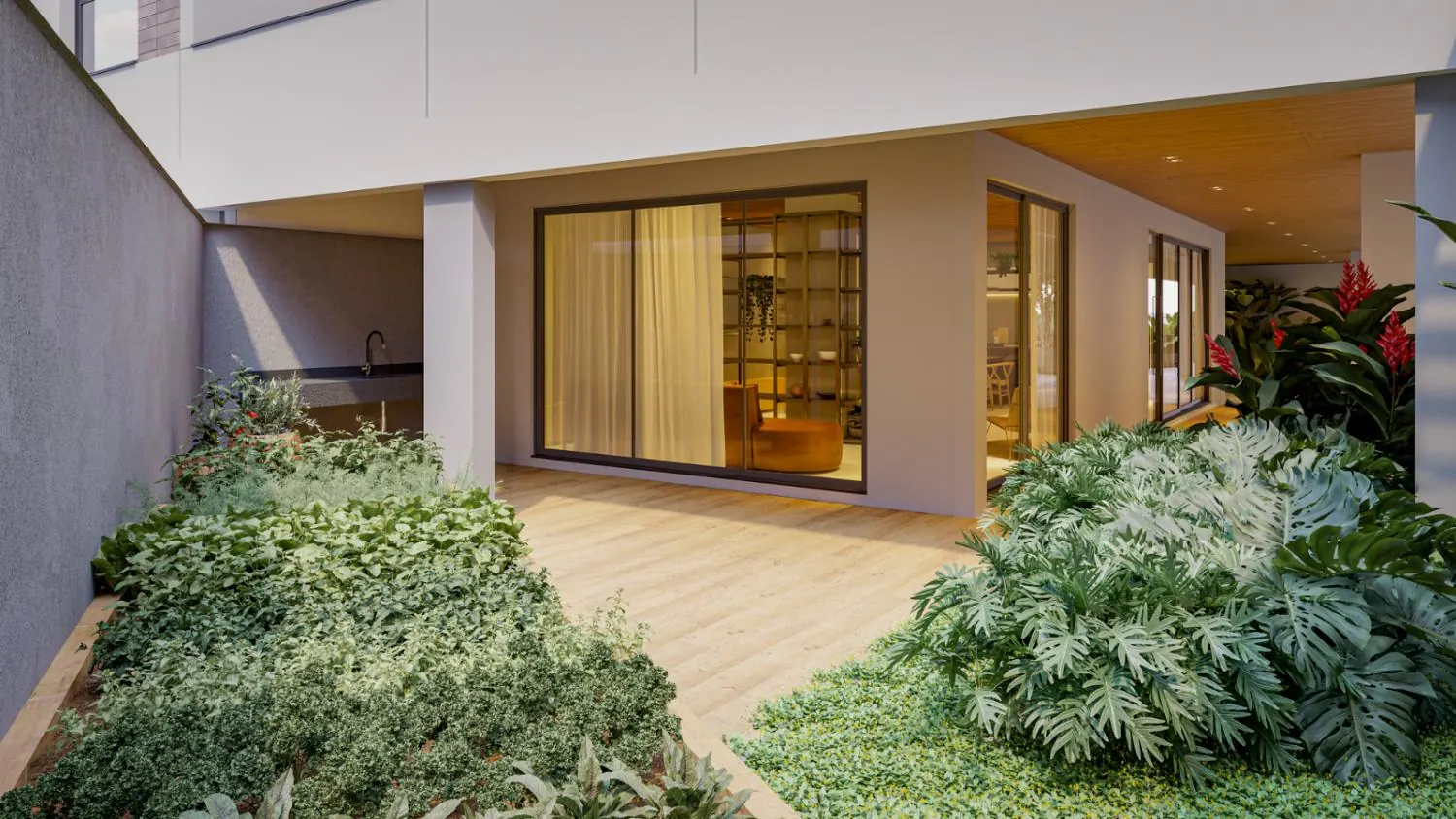 Horta do D/Vert Residence Club, Beira-Mar de São José